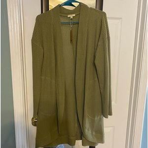 Kori brand Boutique ankle length light weight cardigan